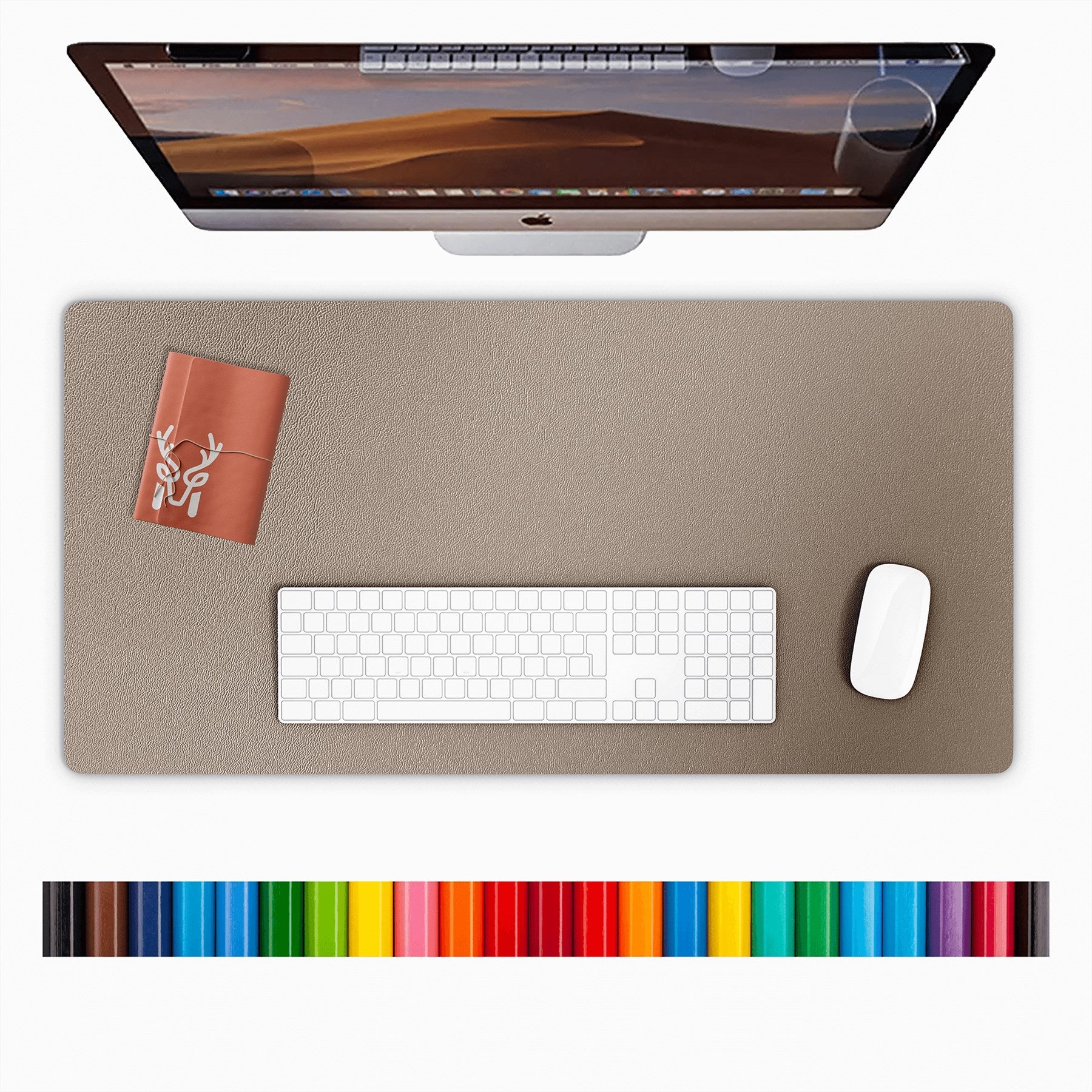 Vegan leather best sale desk pad