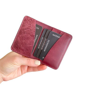 Sovana - Genuine Leather Minimalist Natural Wallet