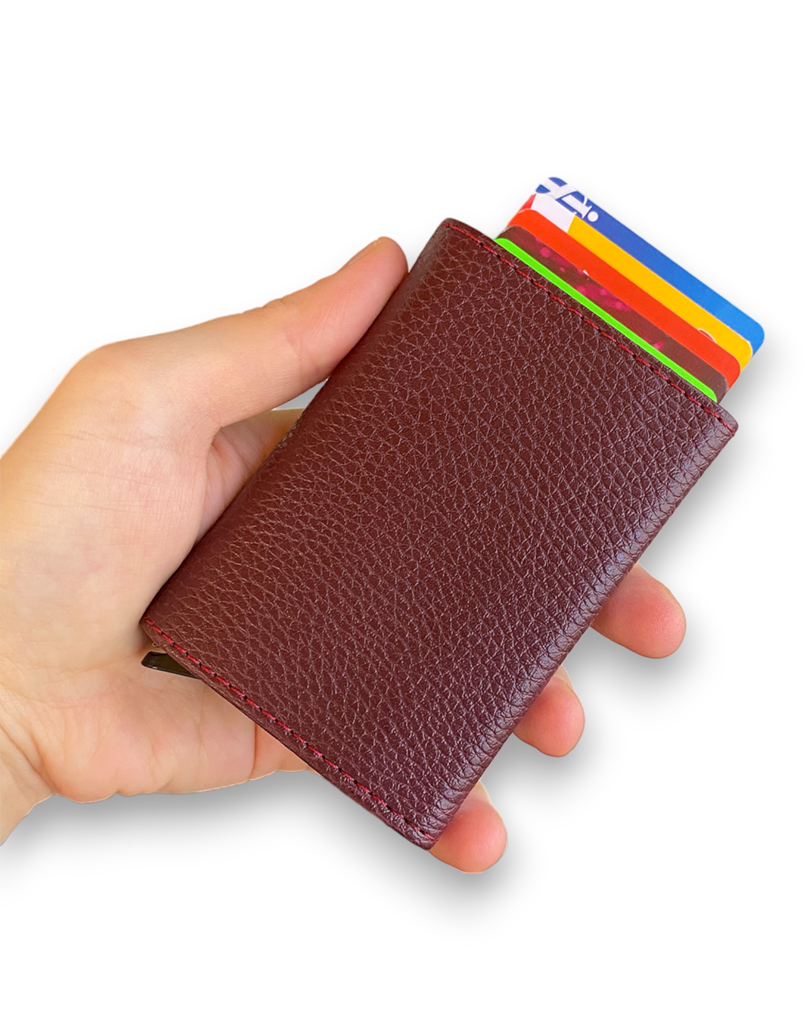 Agara  – PU Leather RFID Mechanism Card Holder/Wallet