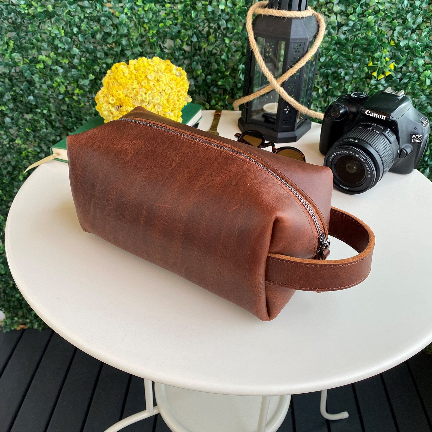 Partenon - Genuine Leather Dopp Kit