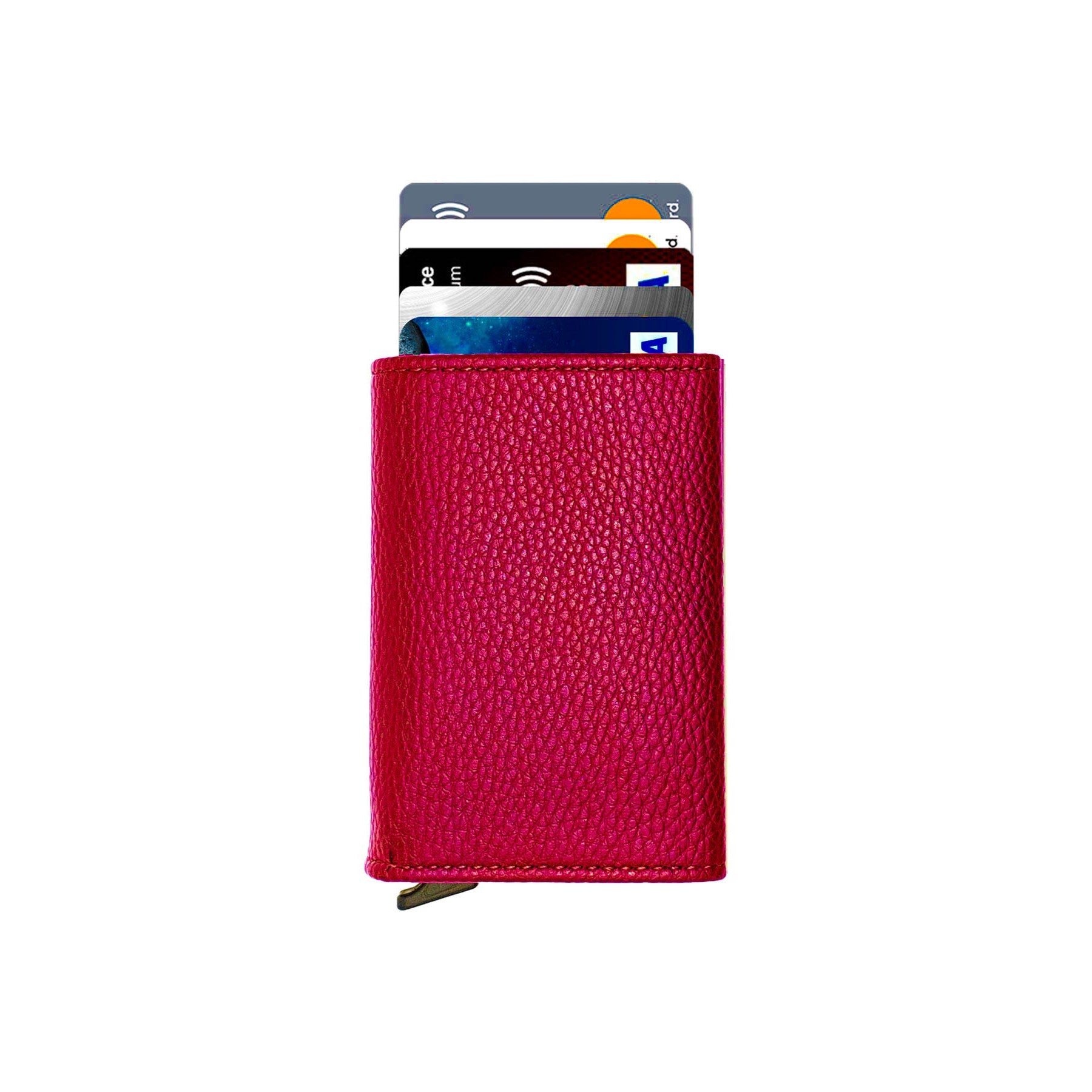 Agara  – PU Leather RFID Mechanism Card Holder/Wallet