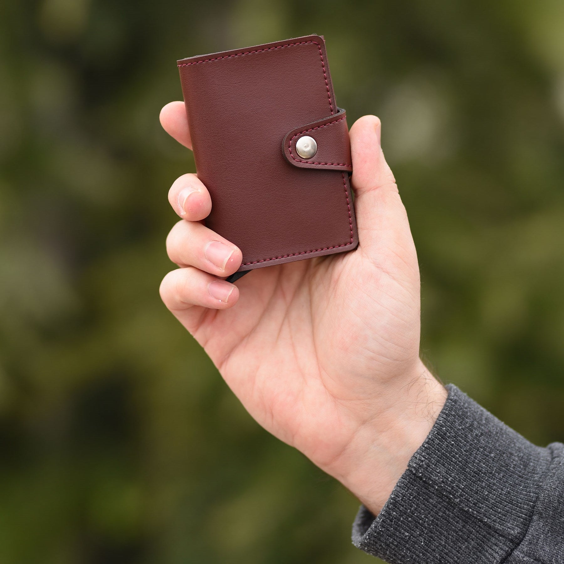 Konk - Synthetic Leather RFID Protection Pop-op Cardholder